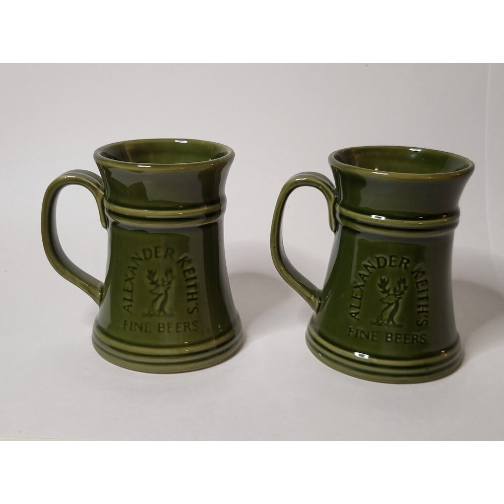 Lot Of 2 Alexander Keiths Beer Steins / Mugs